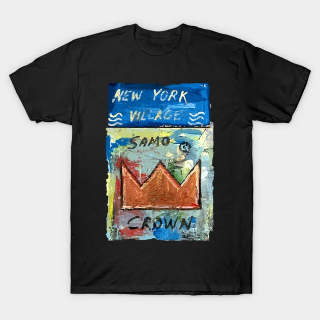 New York Samo T-Shirt 2 T-Shirt by Sauher